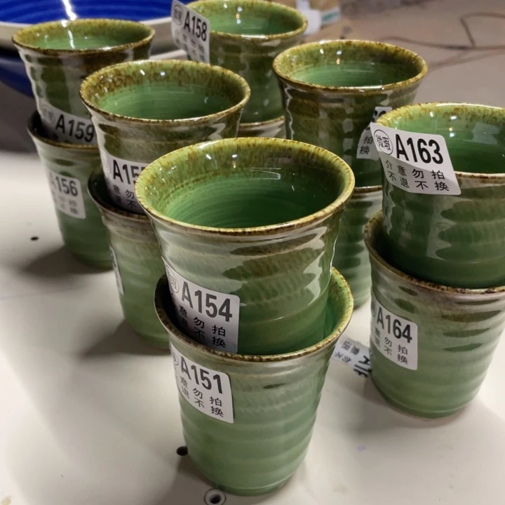 手工艺品钧瓷云*格瓷器微瑕不退不换十二支