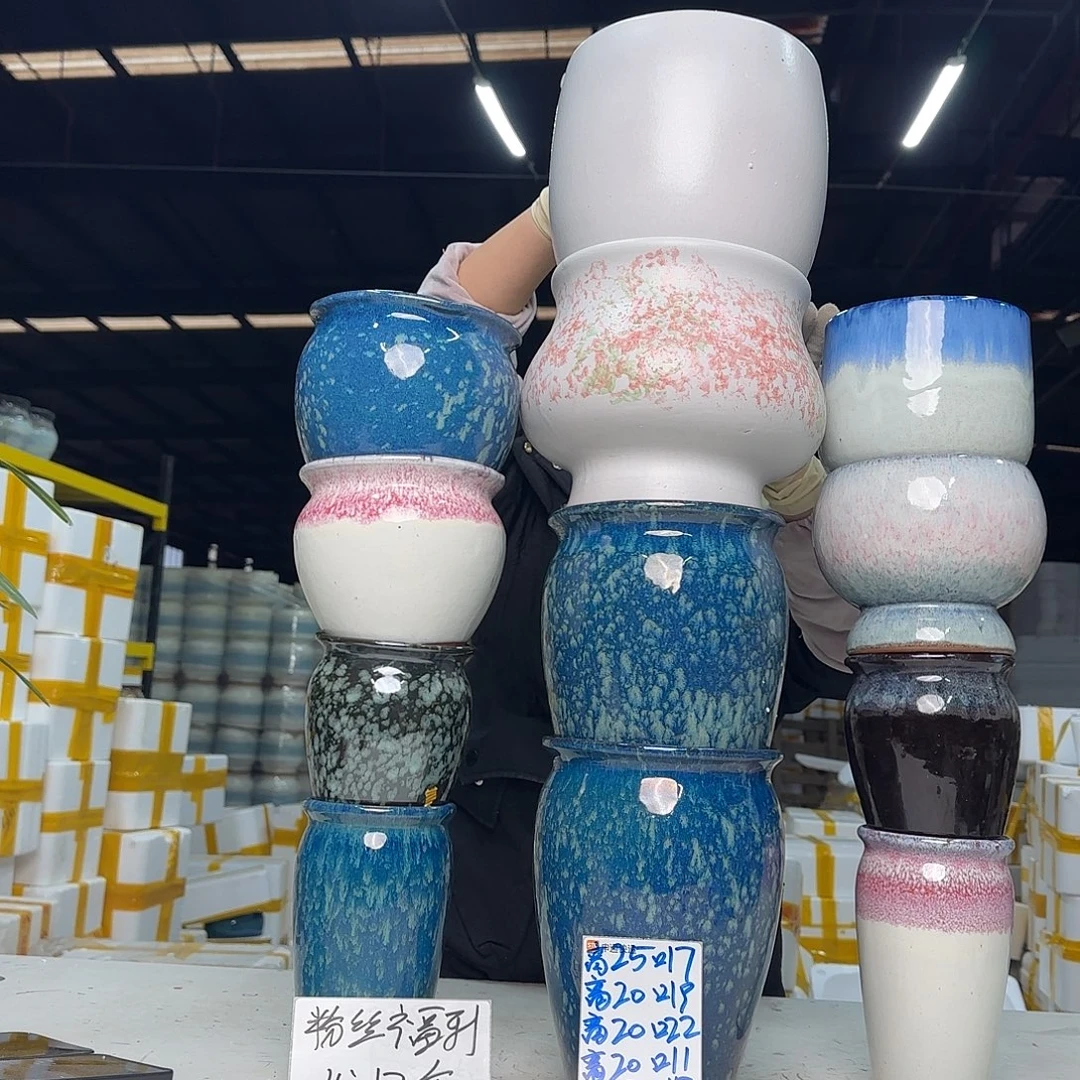 紫砂花盆云上花盆直播0101-987