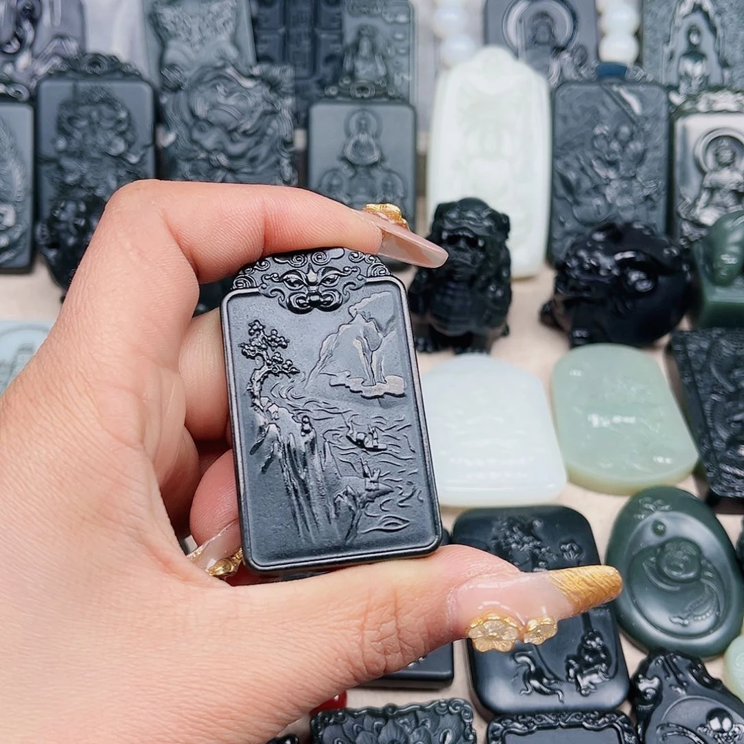 和田玉颈饰未镶嵌