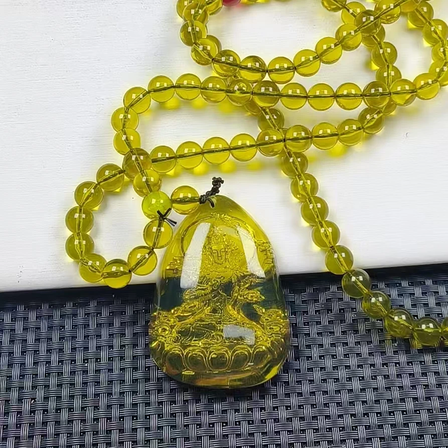 (聚宝严选)小蓝背雕观音百搭108妈妈精美男女同款精致气质