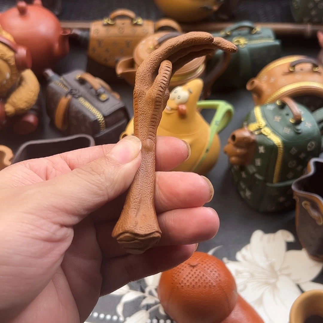 茶壶紫砂鸡爪是个非常简单