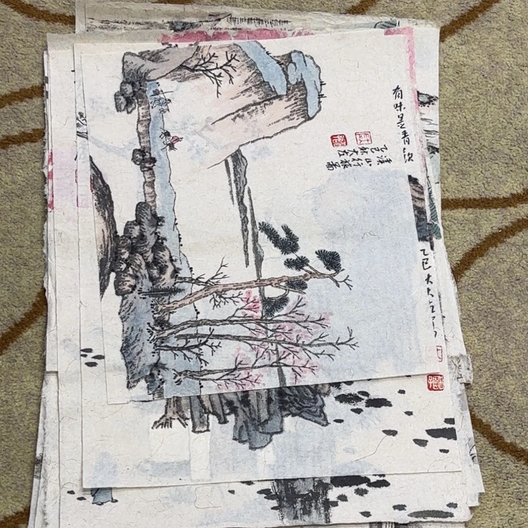 国画大左老师作品刘