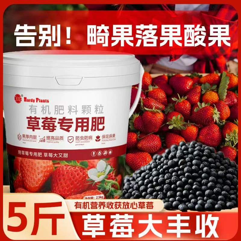 <中博直售>草莓专用缓释型有机肥料氮磷钾壮苗增产防板结不烧根