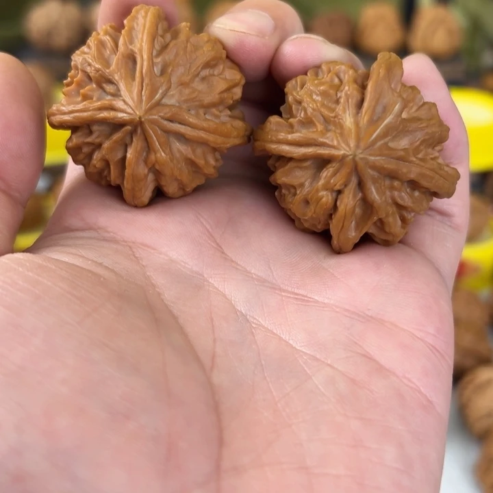 4***6吊坠文玩核桃40全品曹大龙四棱