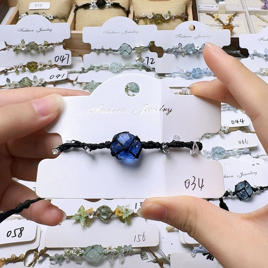 石英石纯铜锡合金纯铜034手链