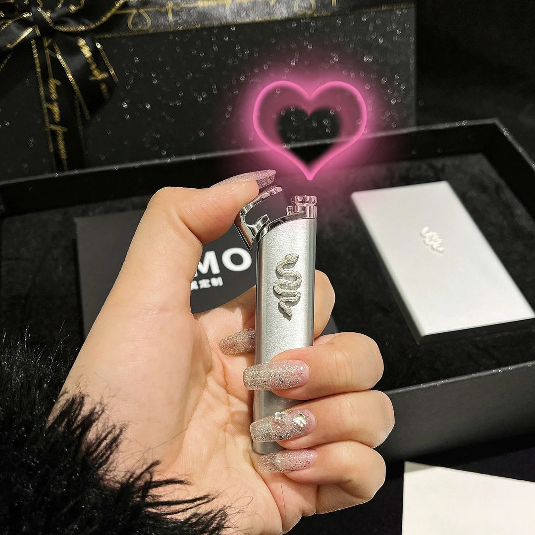 【DIMO】情人节礼物高颜值打火机蛇生肖生日创意防风充气送男女友