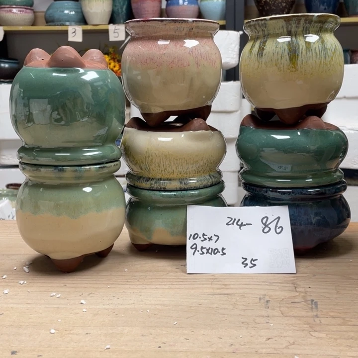 紫砂花盆多肉花盆微瑕86