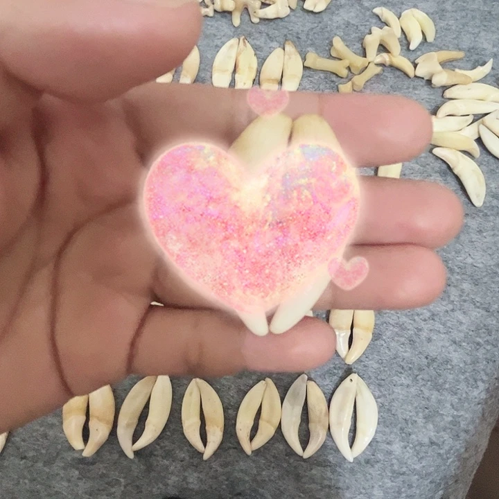 非金属原生黑牙一对