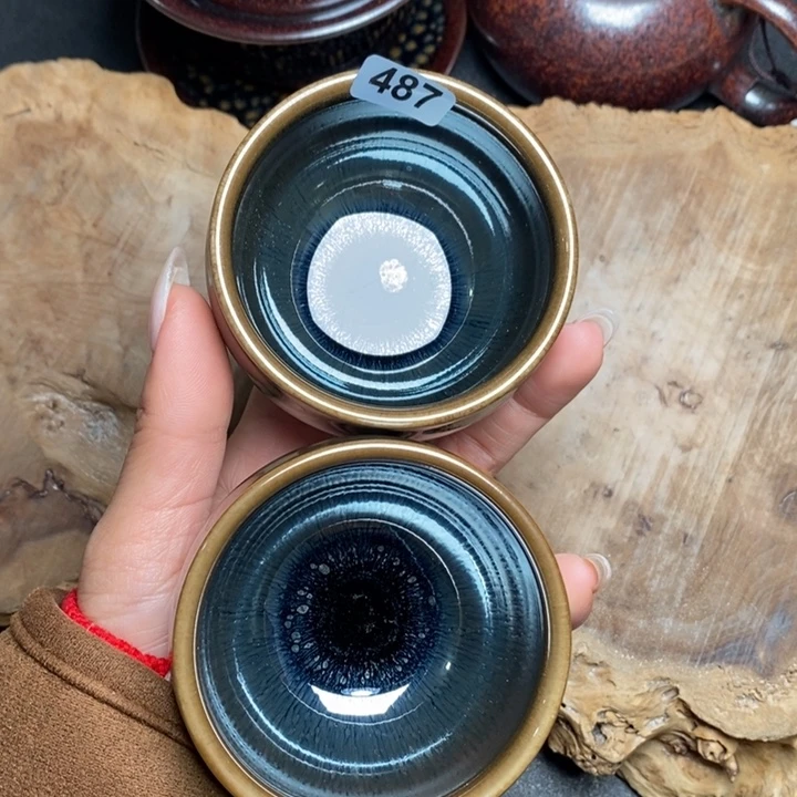 茶盏建窑建盏主人杯487