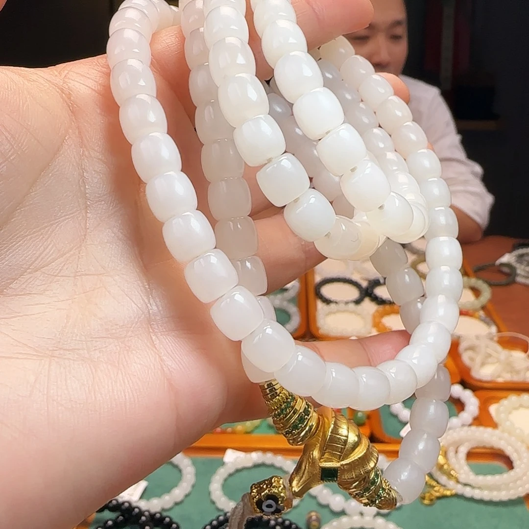 和田玉未镶嵌手链