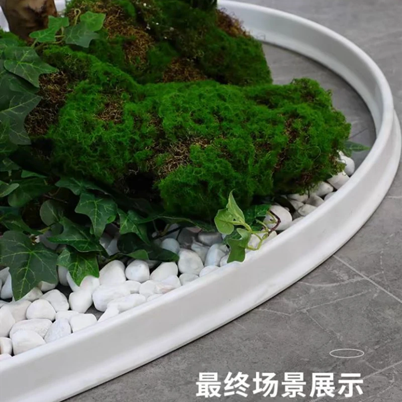 室内绿植造景围挡装饰条围栏栅栏花园收边隔离带挡土围边分隔带