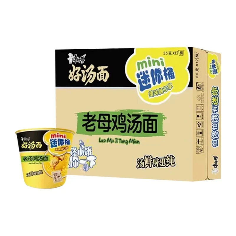 厂长-康师傅方便面迷你桶混合口味*12杯
