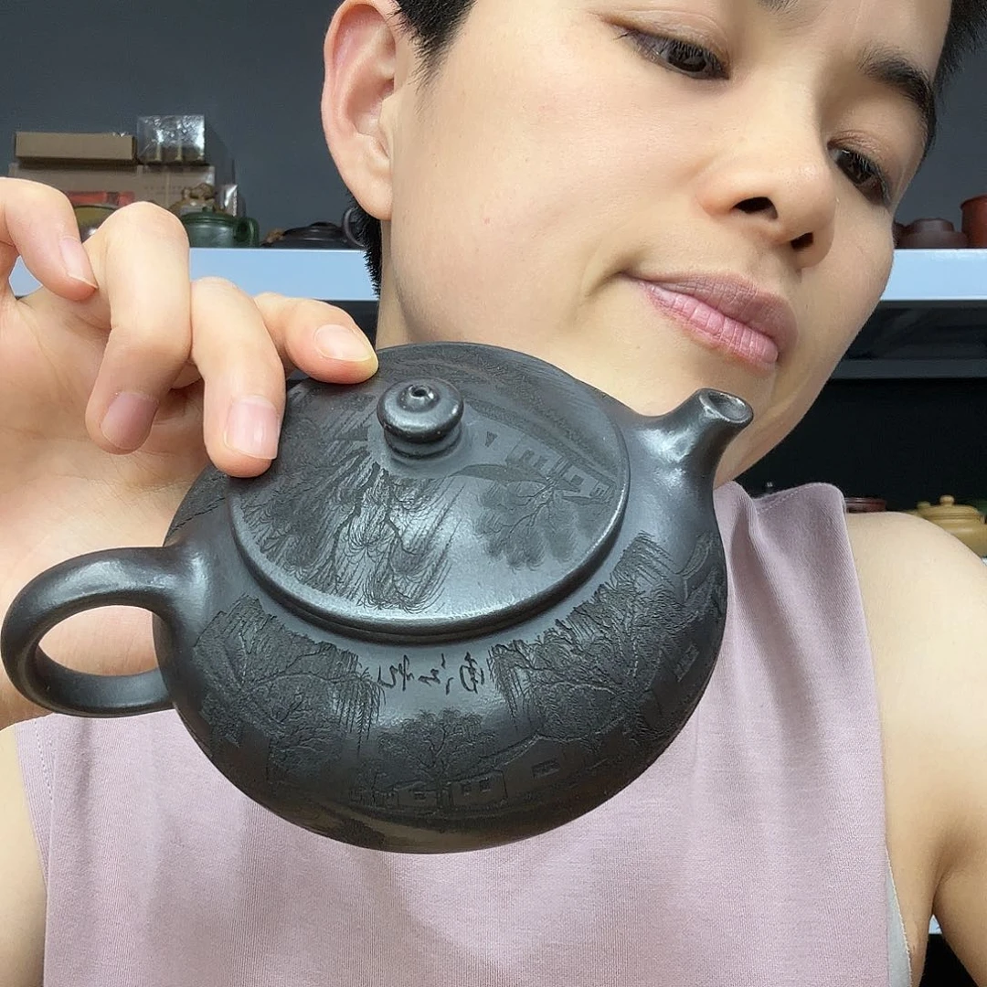 茶壶紫砂用****2民间手艺人全手工制作