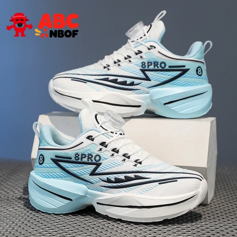 ABC NBOF童鞋秋季新款儿童运动鞋男童旋转扣跑步鞋子大童缓震跑鞋