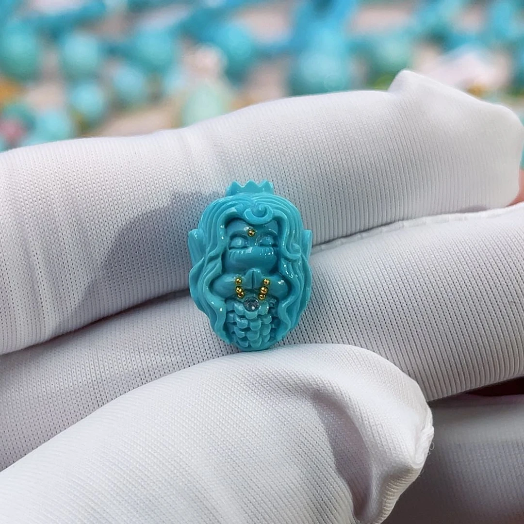 绿松石珠宝奇石未镶嵌