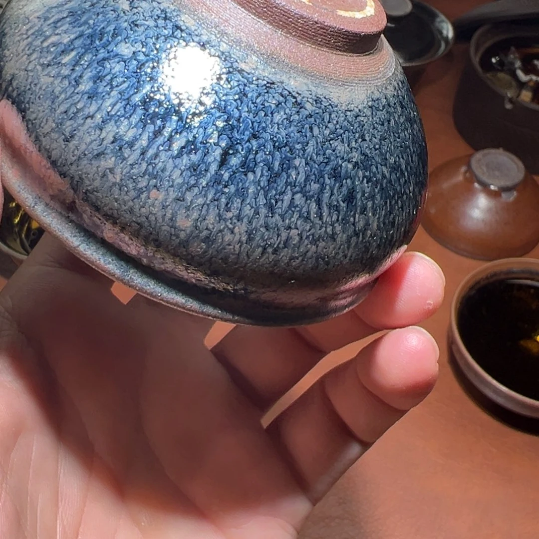 茶盏柴烧建盏主人杯建窑建盏茶盏