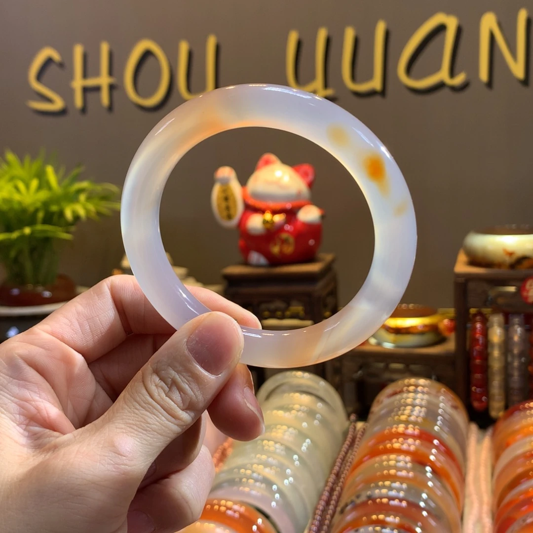 玛瑙/玉髓未镶嵌手镯12号