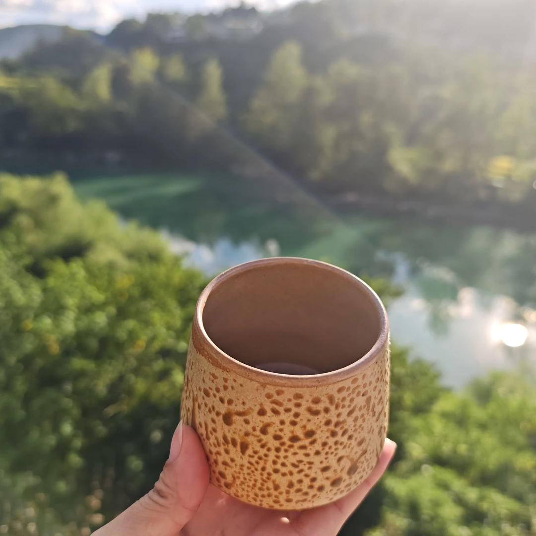 柴烧杯子 主人杯  陶瓷  器物之美