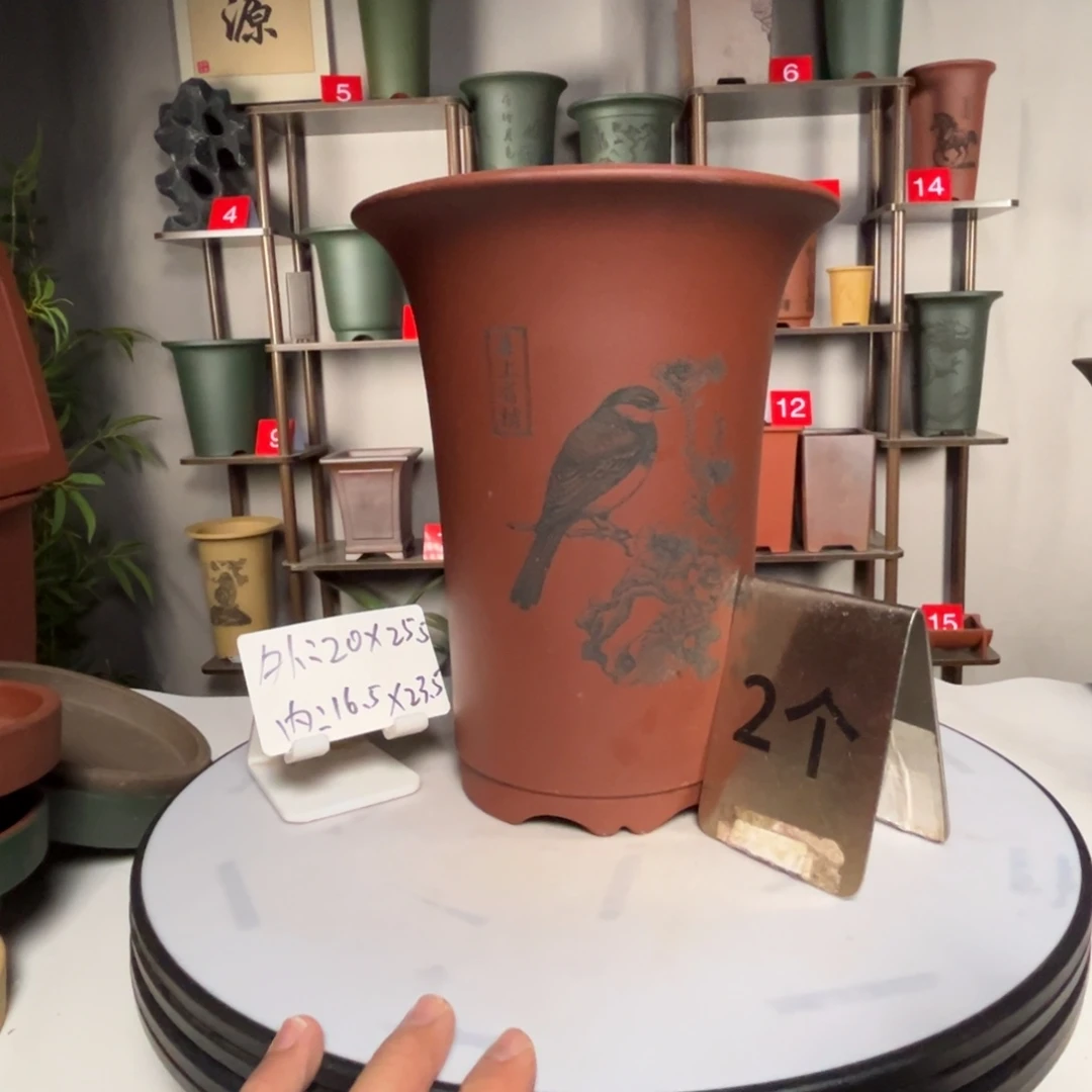 紫砂花盆紫砂花盆