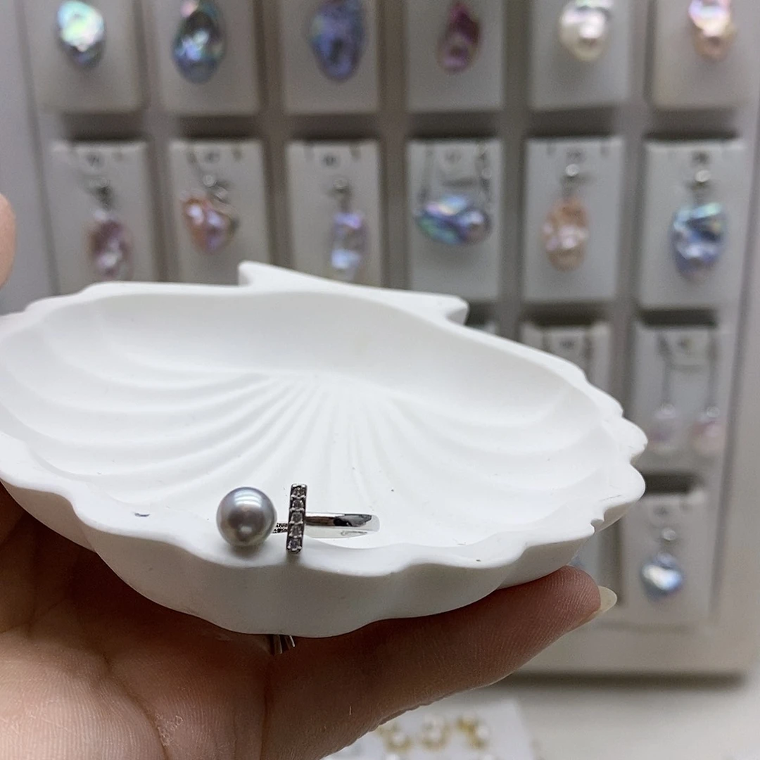 颈饰合金淡水珍珠