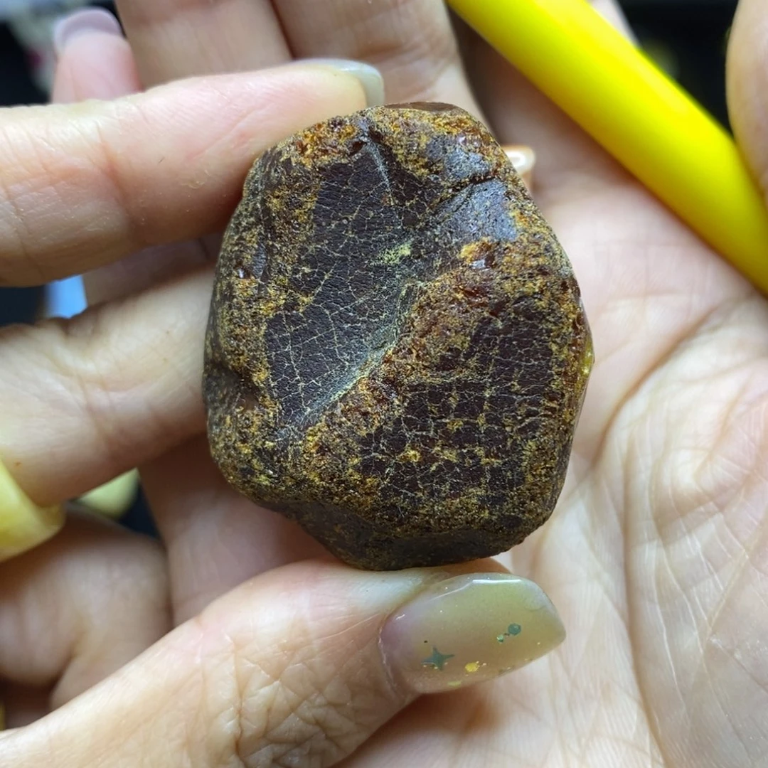 定制琥珀未镶嵌风***淡胖