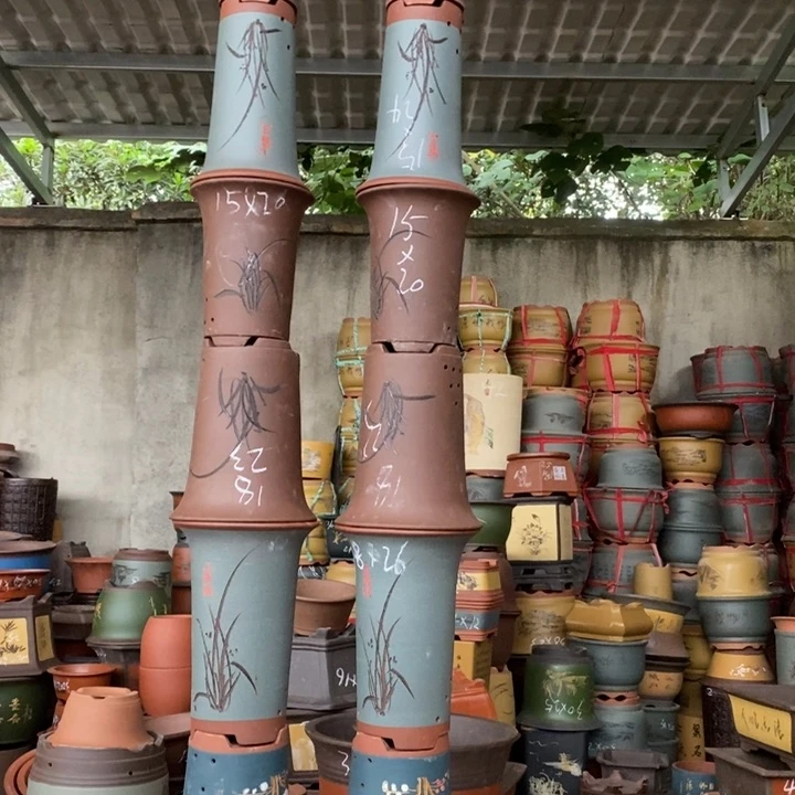 紫砂花盆紫砂花盆