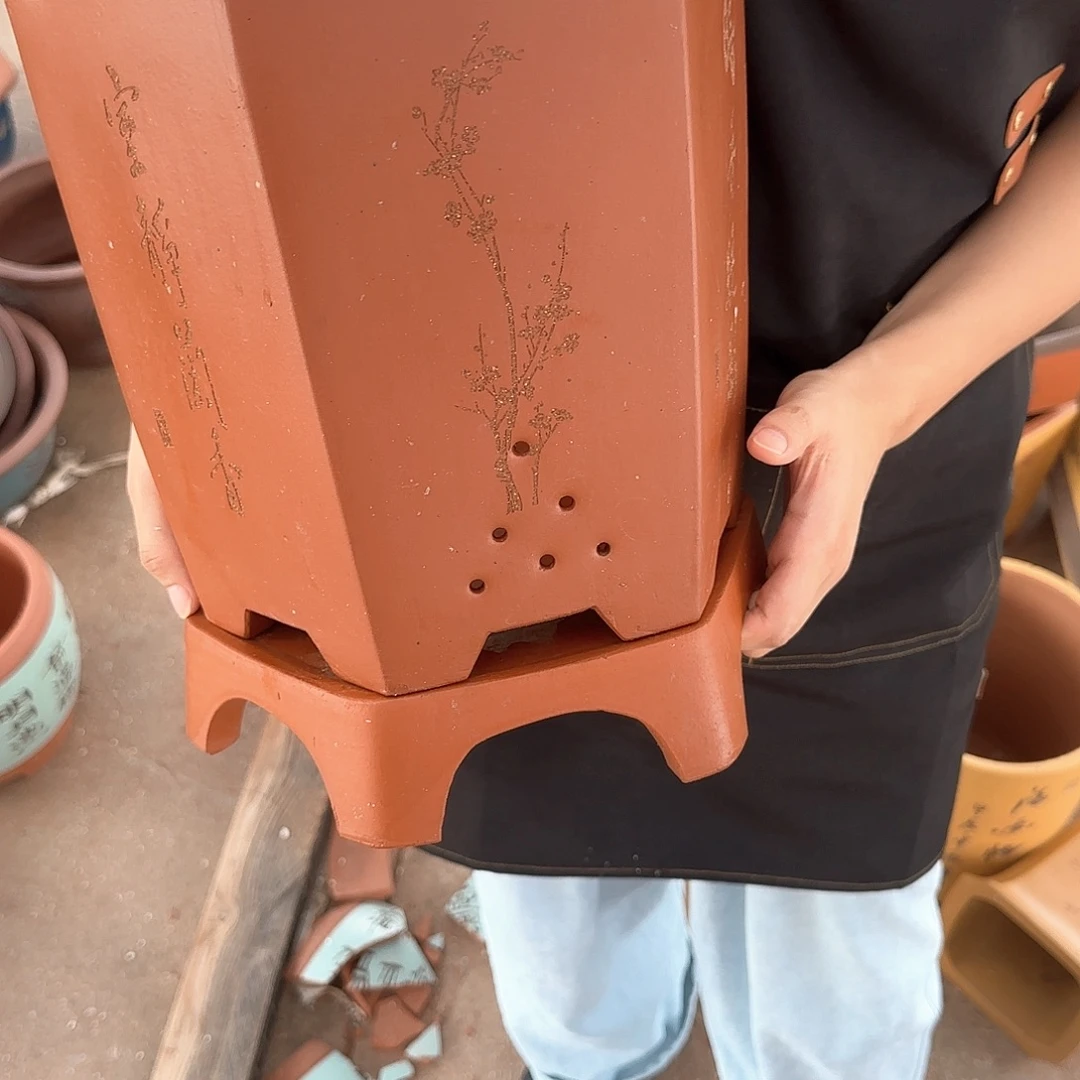 紫砂花盆口径口径20 23