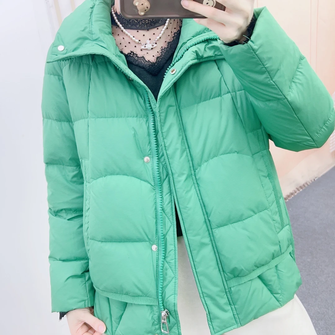 308气质云朵零压轻暖泡芙百搭短款立领羽绒服308/GP