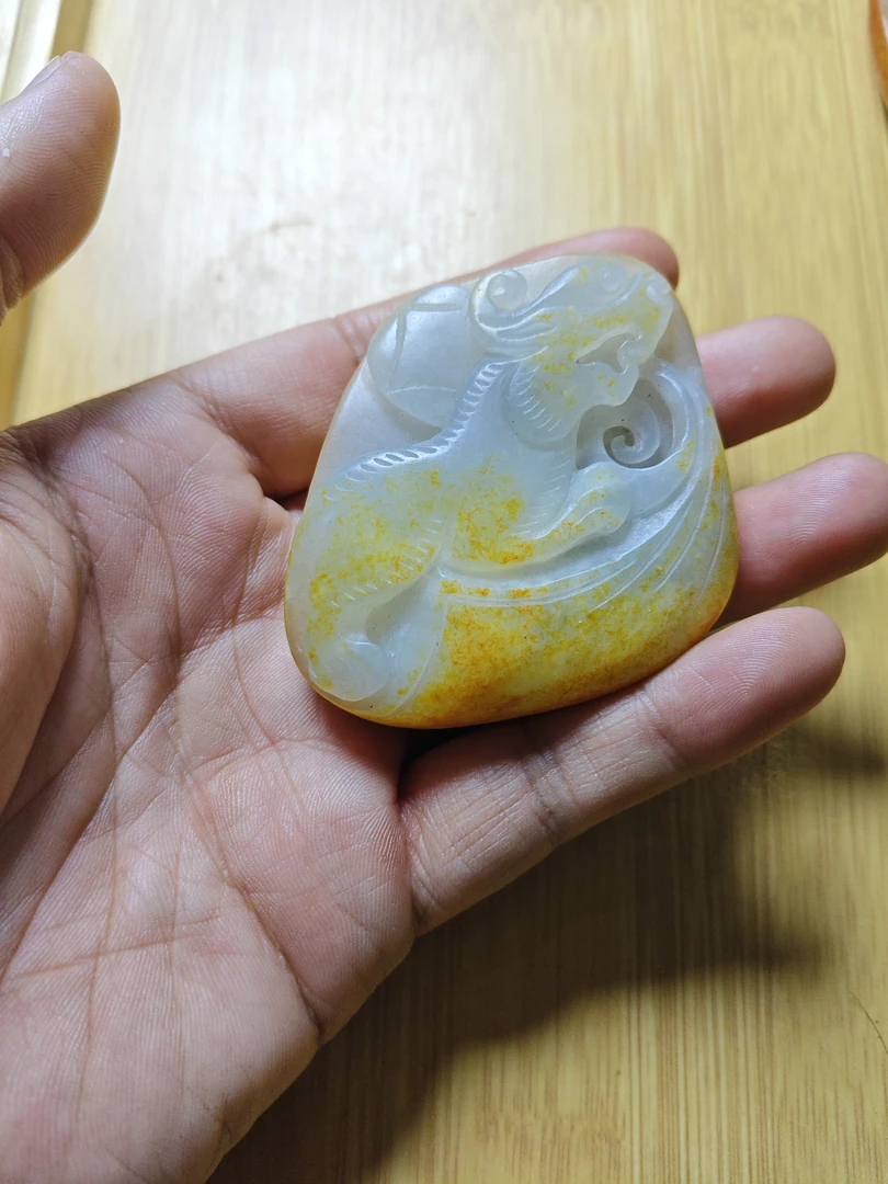 和田玉精品手把貔貅