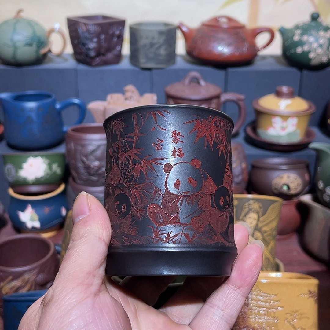 原矿紫砂手工主人杯