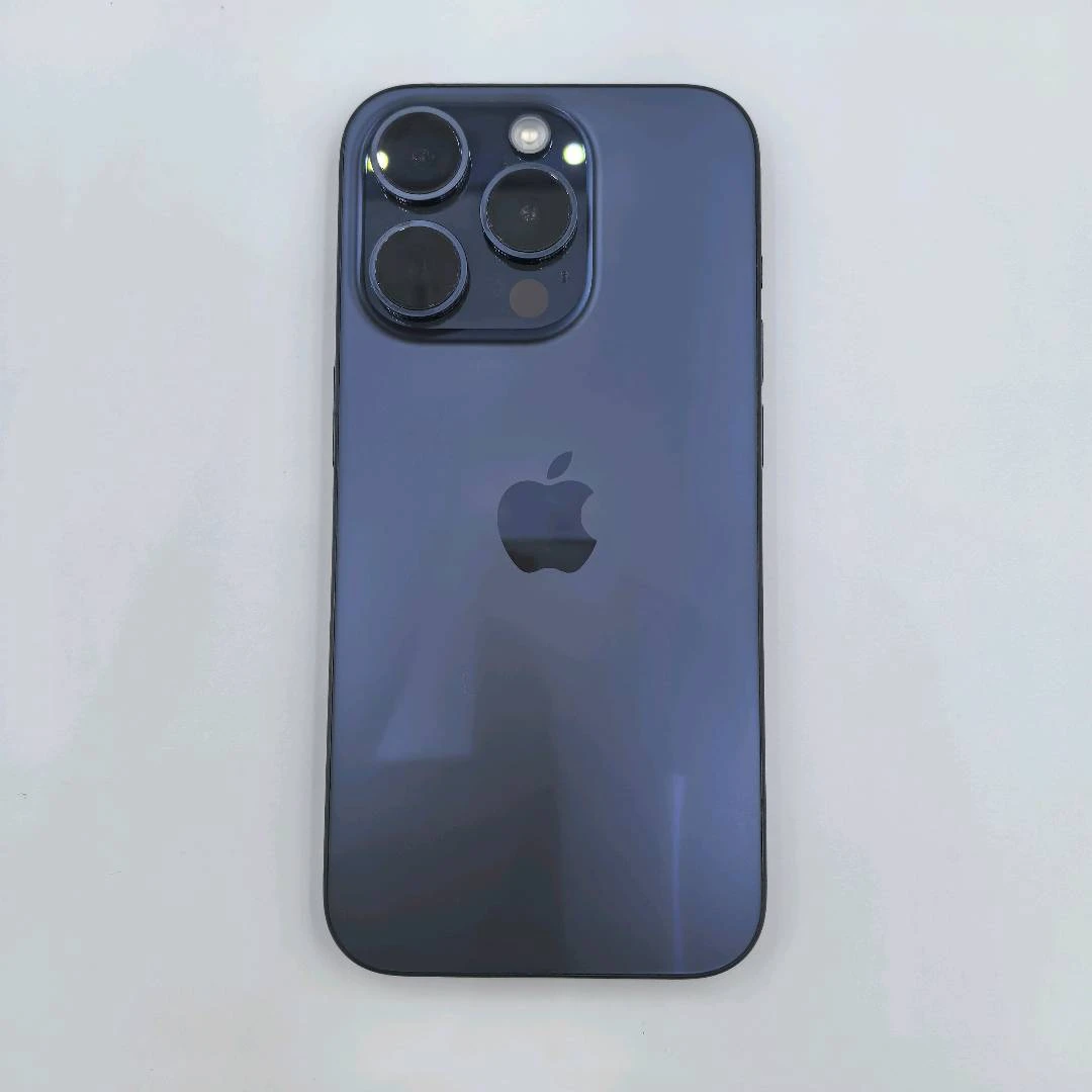 9新 Apple/苹果 二手iPhone15Pro128G蓝色展示机演示机