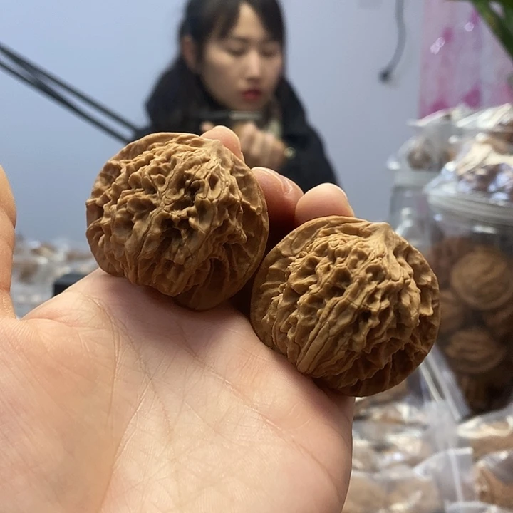 文玩核桃把件44老款狮子头