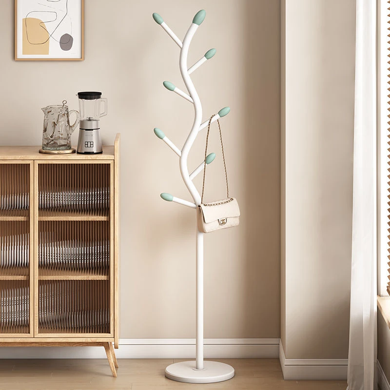 西藏新疆包邮衣帽架落地立式家用卧室客厅玄关挂衣架网红奶油简约