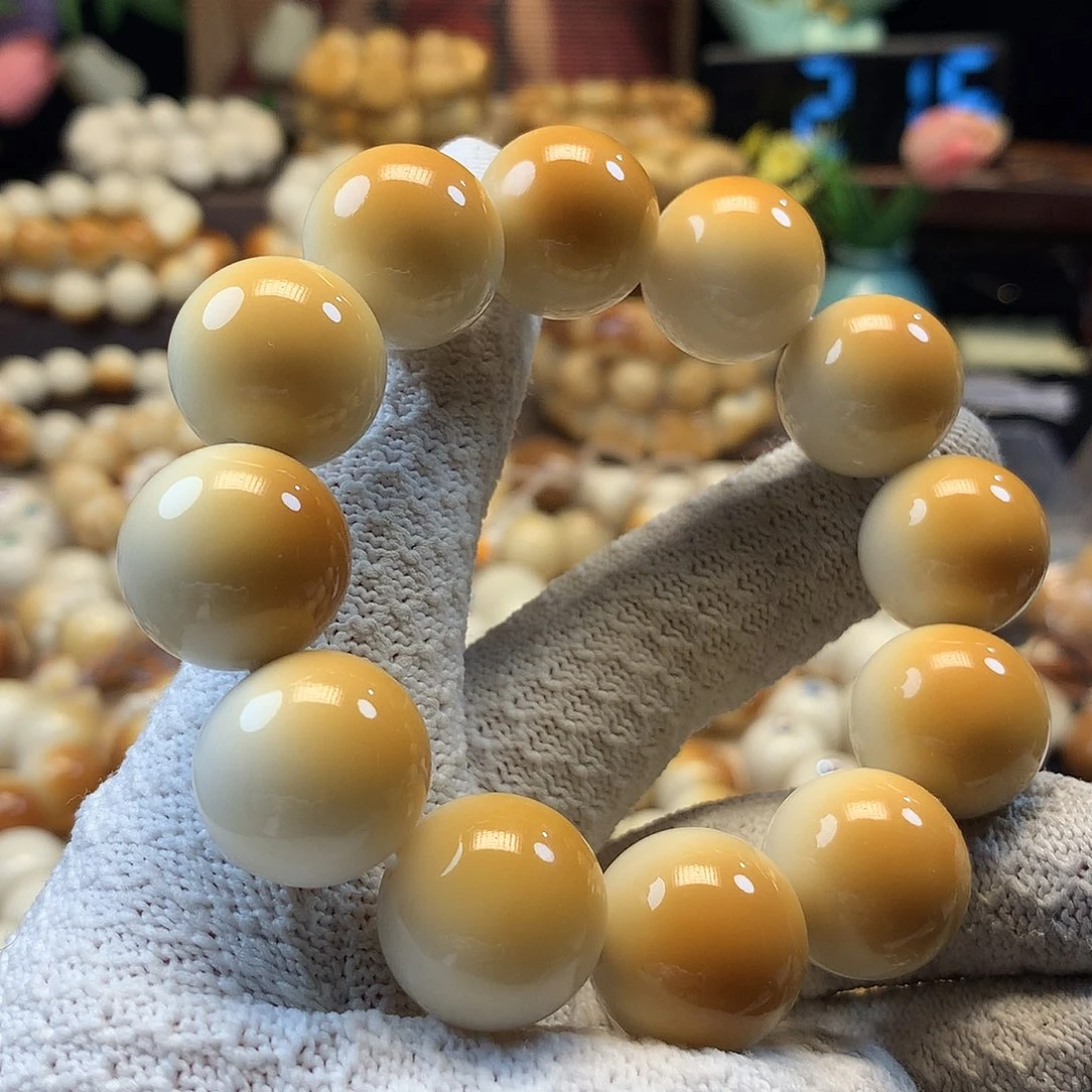 菩提根/象牙果吊坠炭烤小馒头