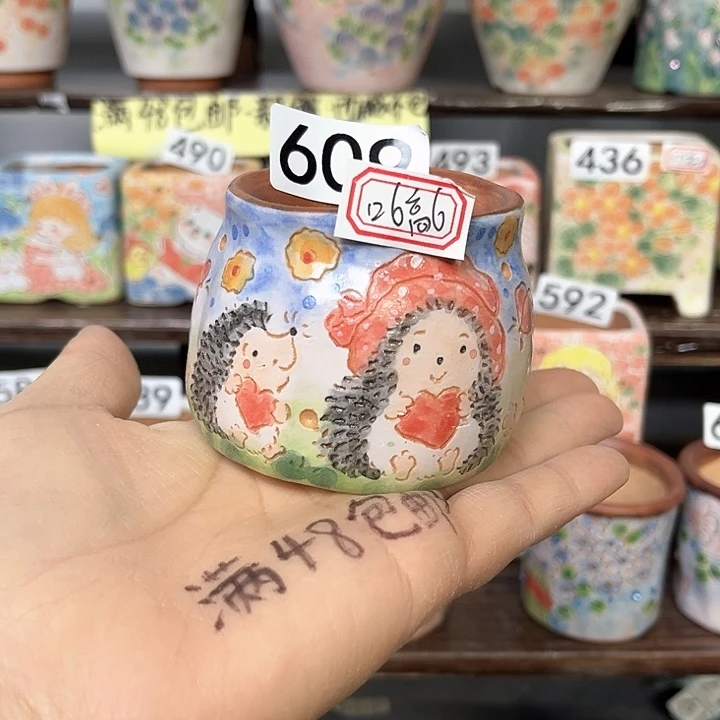 手工制作多肉花盆