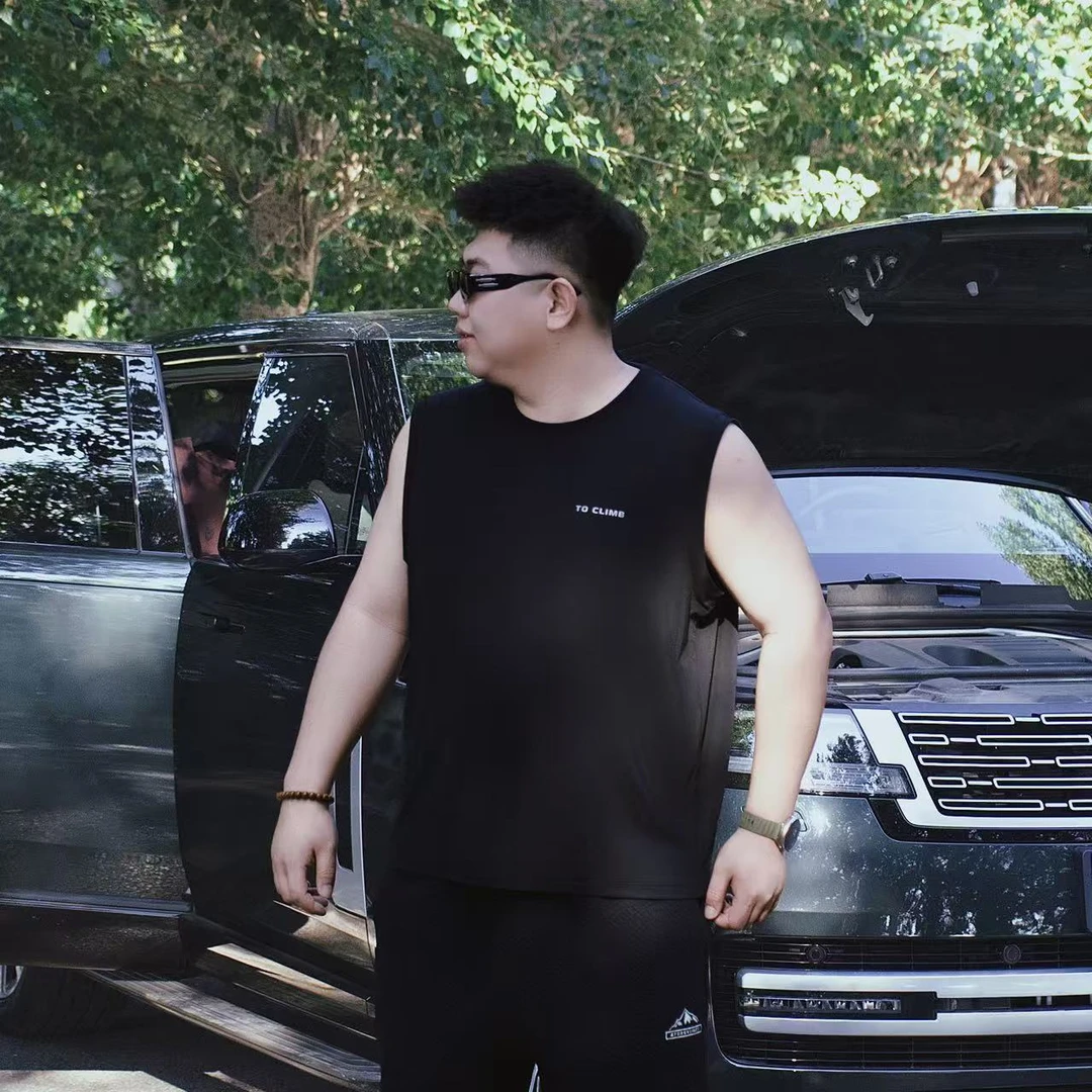 大码男装 夏季新款 速干 砍袖72611