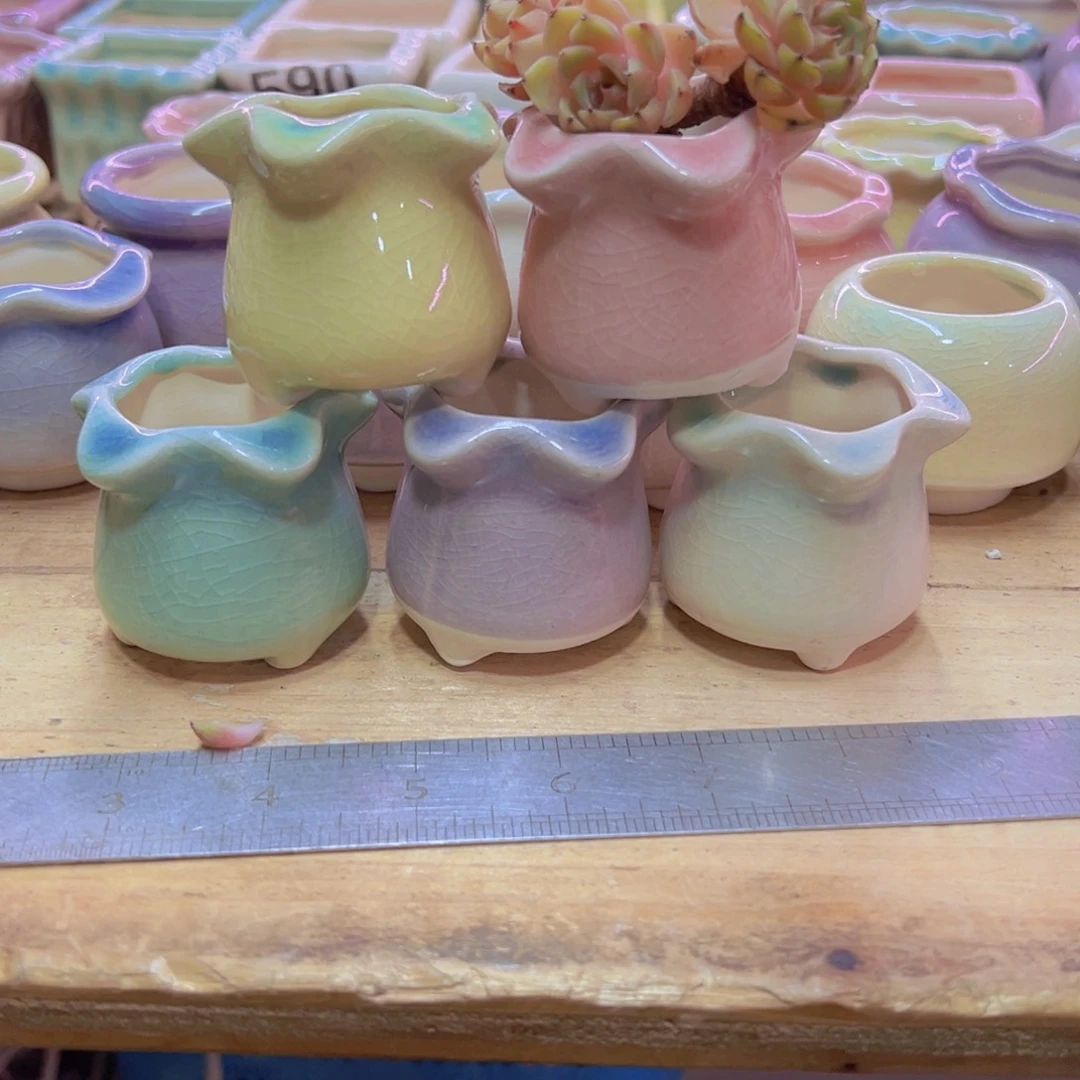 陶瓷花盆当场凑满12包邮