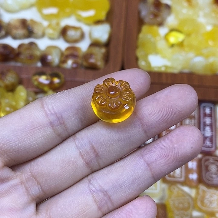 吊坠橄榄核柿子36