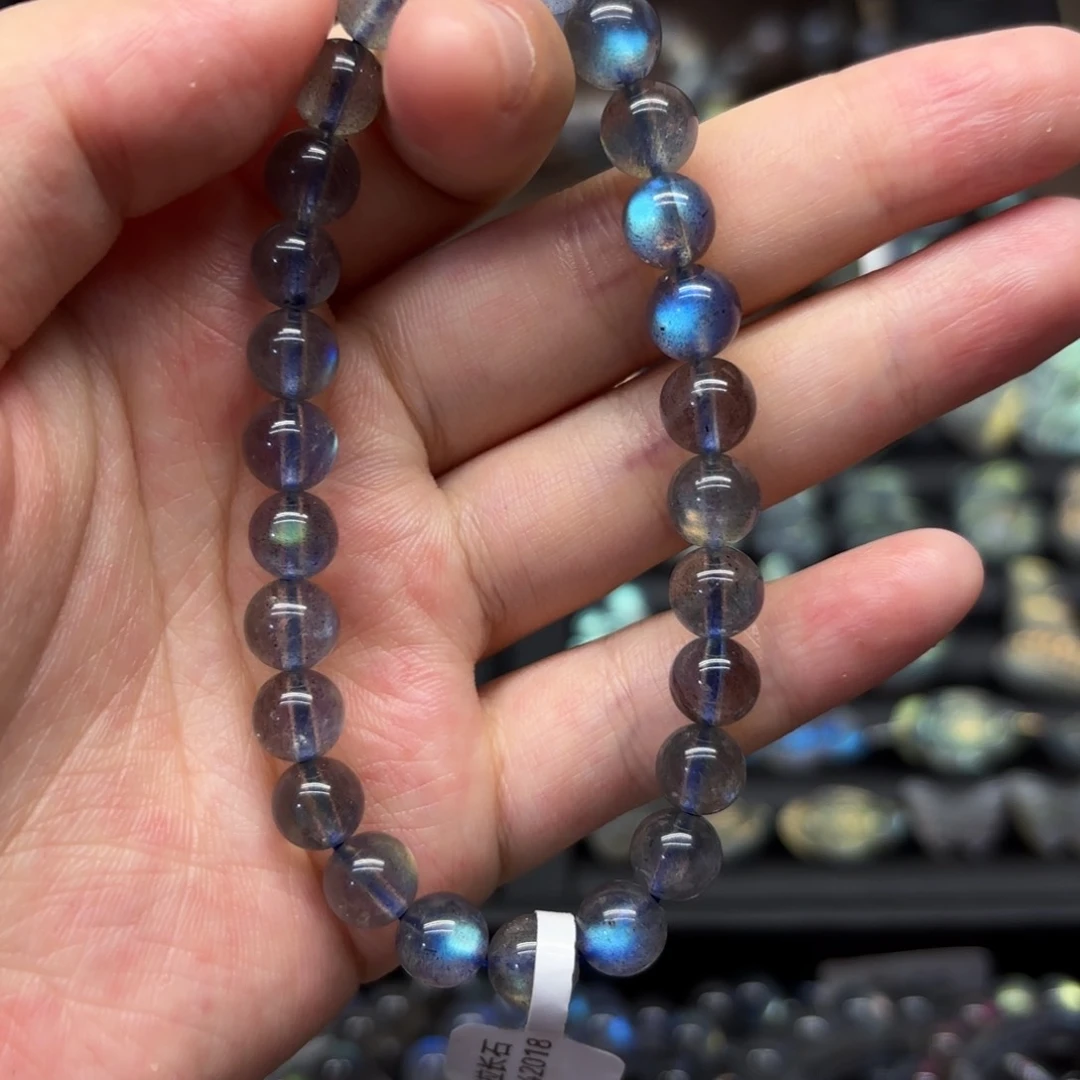 手链未镶嵌长石7.2mm左右