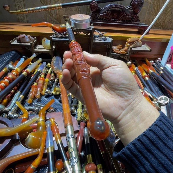 仁***厚仿古工艺手工制作五彩铜锅