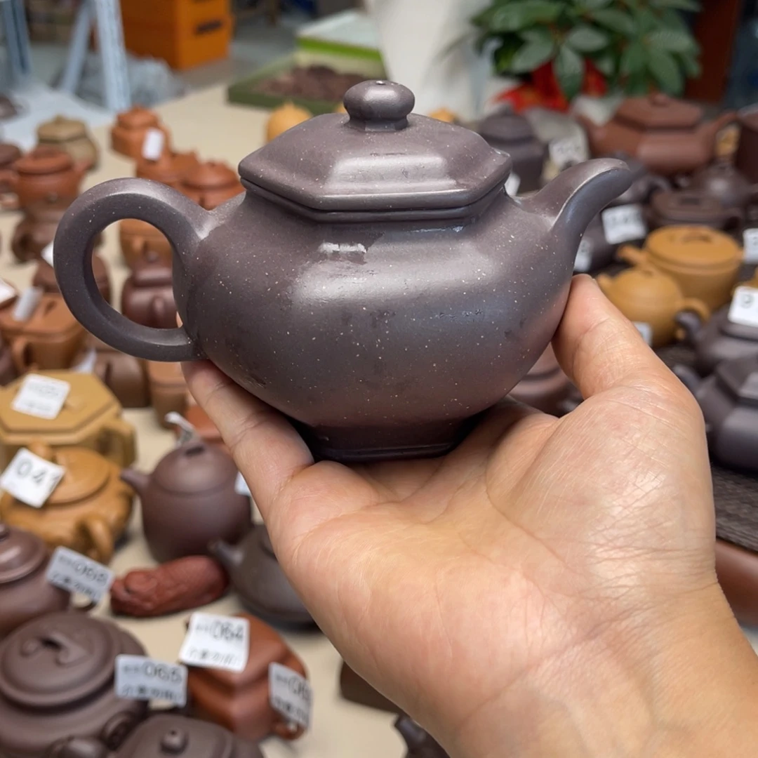 紫砂茶壶清灰泥掇只300毫升