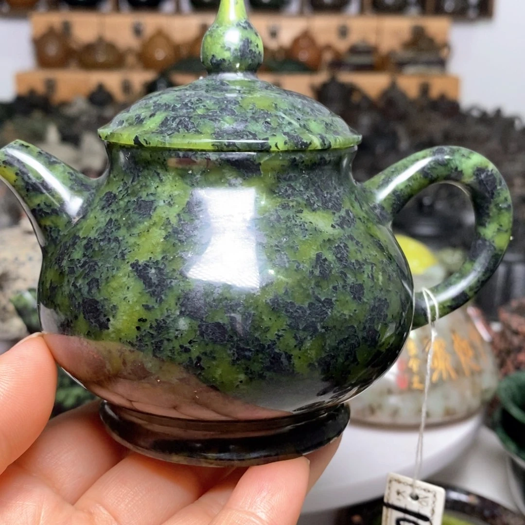 藏玉药王石高品潘壶230cc