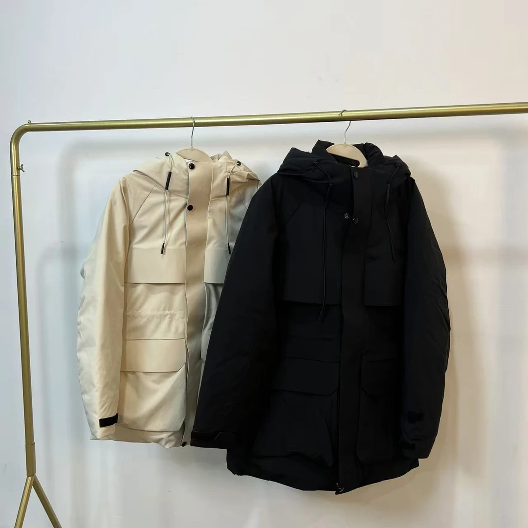 RY2402冲锋衣羽绒服韩版保暖秋冬季连帽羽绒服外套