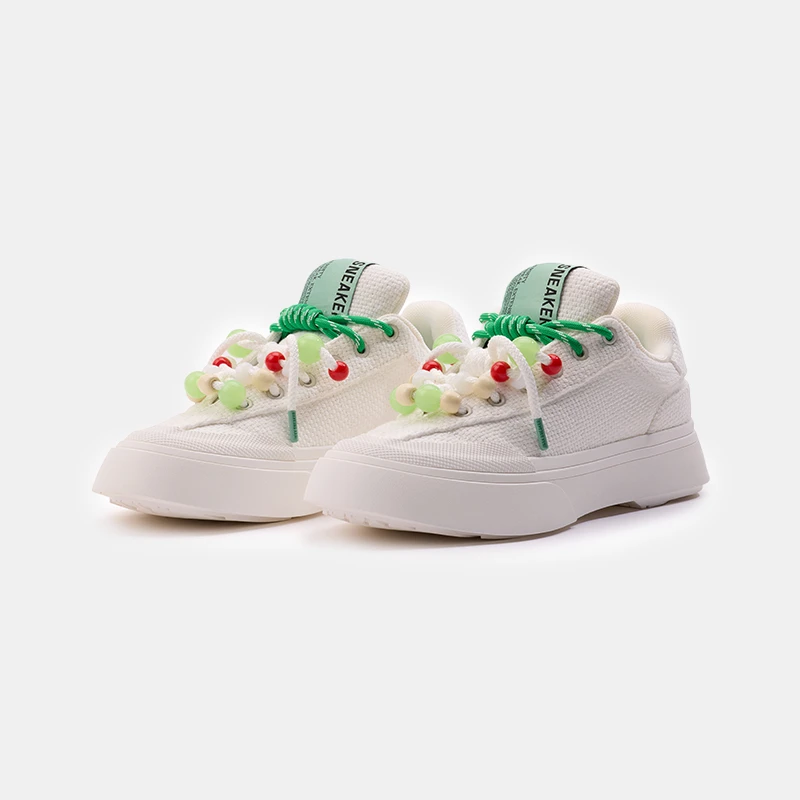 （汪苏泷同款）INXX SNEAKER 珠珠鞋 「观园」系列 东方色 钛白时尚