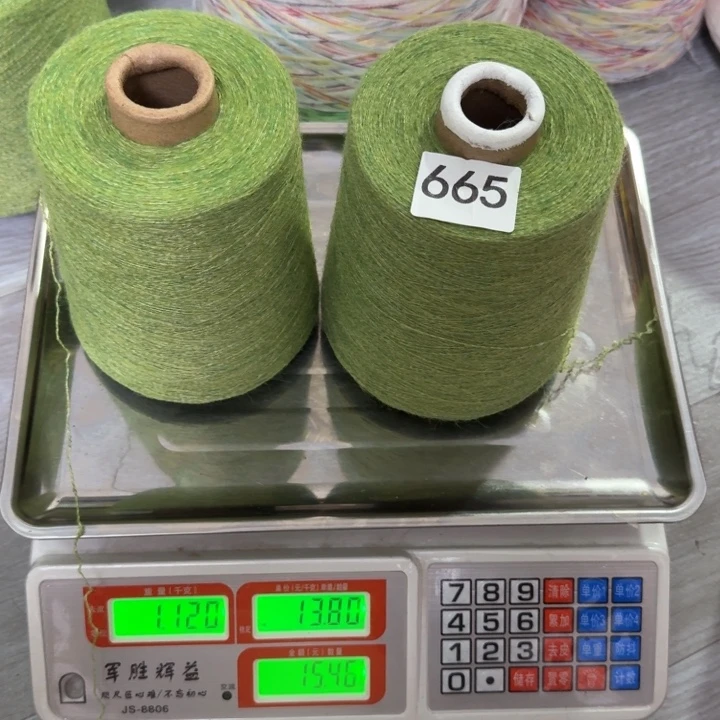 织绣665号绿色马海两桶