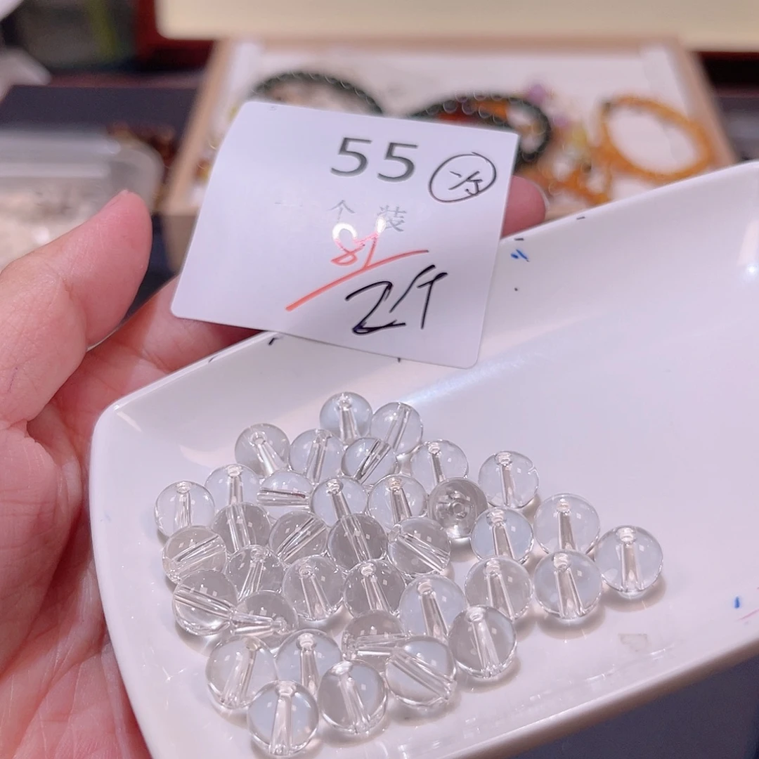 未镶嵌珠宝半成品水晶55 。