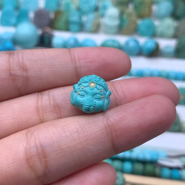 绿松石未镶嵌原矿绿松石系列