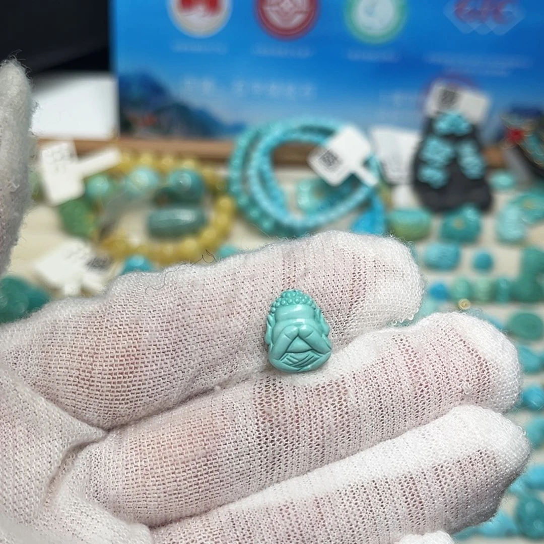 绿松石未镶嵌珠宝半成品