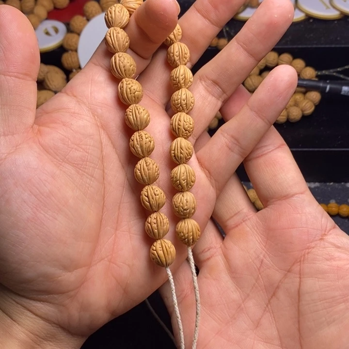 落***。手串桃核纯野生宽齐小钱袋