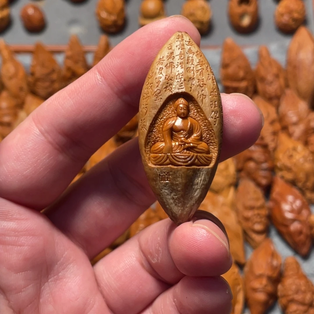 清***岗手串/手链橄榄核心经如来